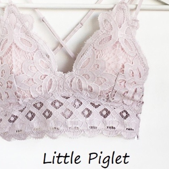 Anemone Other - Anemone Little Piglet Boho Lace Stretchy Bralette